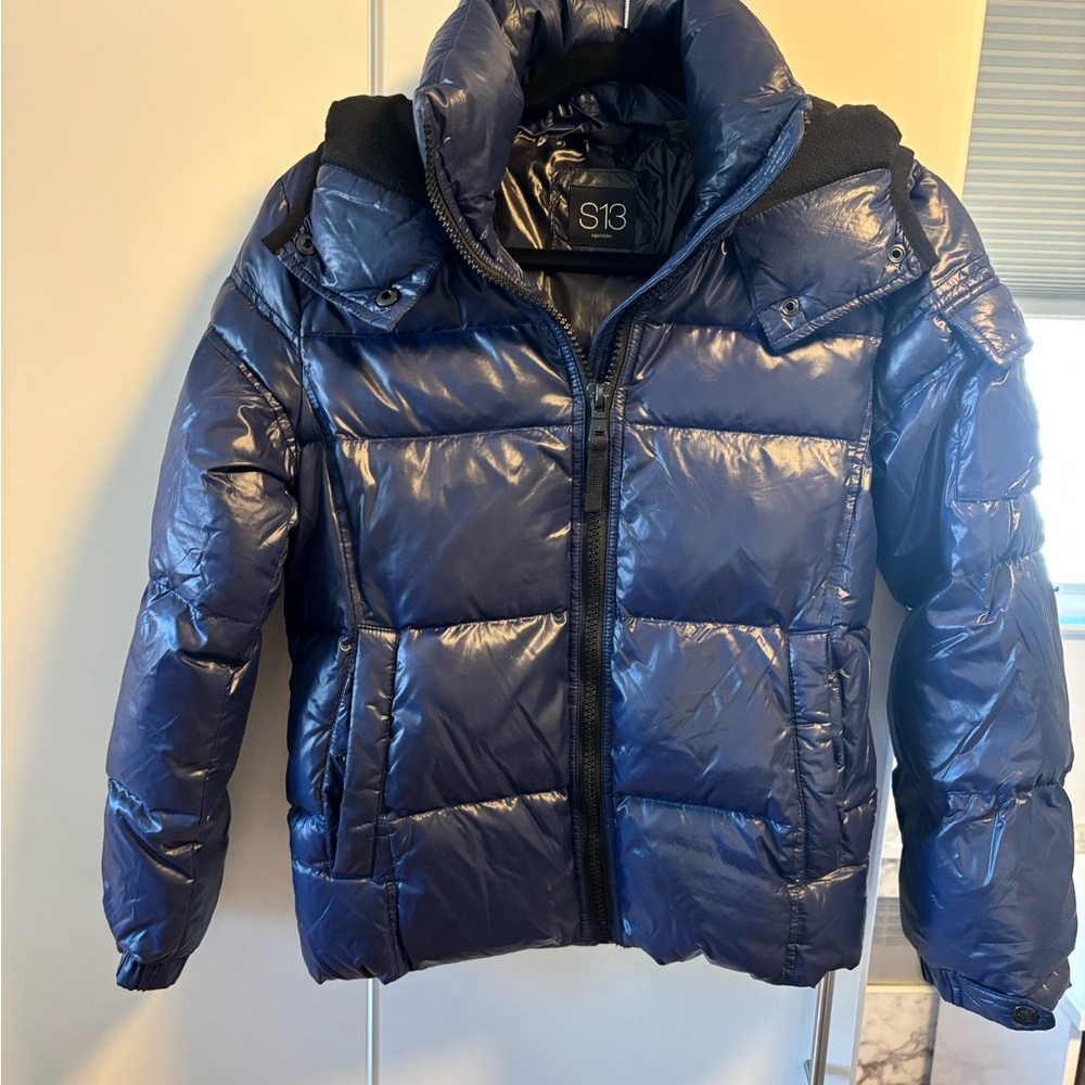 Kids Blue Puffer Jacket